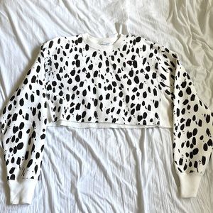 Limited edition crop crewneck